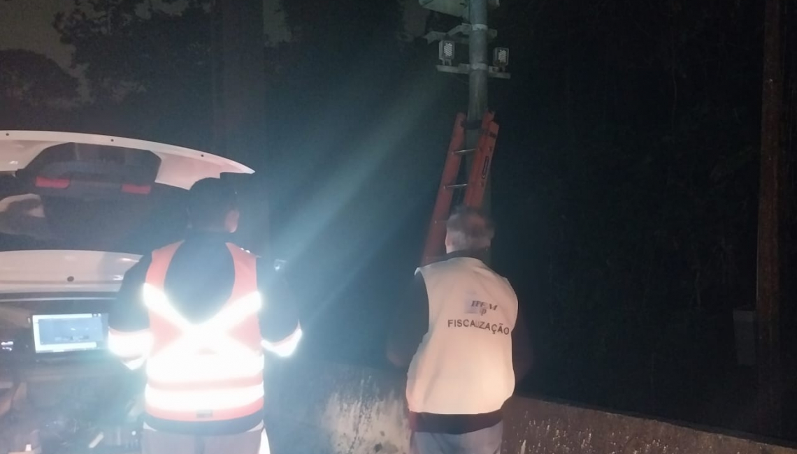 Em São Bernardo do Campo, Ipem-SP realiza verificação noturna de radar na rodovia SP-150